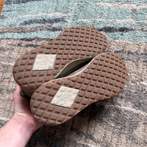 Women's Chaco Brown Gray Quilted Mid-Rise Outdoor Borealis Ridge Boots Sz 7 - Picture 5 of 7